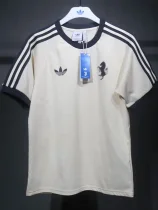 24-25 JUV Milky white Casual Retro Edition T-Shirts (High Quality)