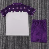 1992-1993 Fiorentina Away Kids Retro Soccer Jersey