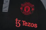 25-26 Man Utd Black Polo Tracksuit