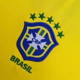 2004 Brazil Home Retro Fans Soccer Jersey