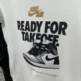 T129 Jordan White High Quality Casual T-Shirt