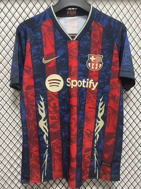 24-25 BAR Blue Red Limited Edition Fans Training shirts