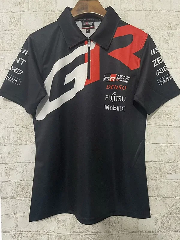 2024 Toyota GR Black Motorcycle Racing Suit