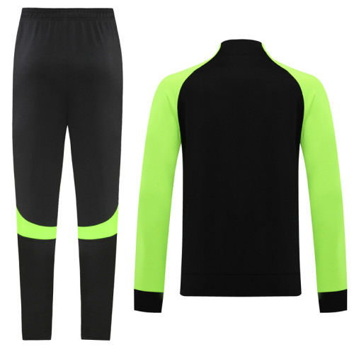 2023 NK NJ01 Black Green Kids Jacket Tracksuit (童装)
