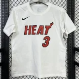 T146 HEAT WADE #3 White High Quality Casual T-Shirt