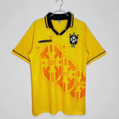 1993-1994 Brazil   Home  Soccer Jersey