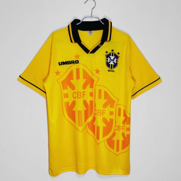 1993-1994 Brazil   Home  Soccer Jersey