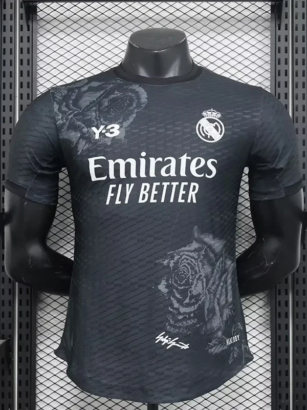 2024 RMA Y-3 Black Special Edition Player Version Soccer Jersey