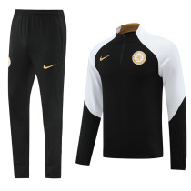 23-24 CHE Black Half Pull Tracksuit #01(半拉链)