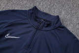 2023 NK Royal Blue Kids Half Pull Tracksuit #2310 (童装) (半拉链)