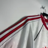 1990-1991 Man Utd White Retro Soccer Jersey