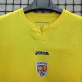 25-26 Romania Home Fans Soccer Jersey