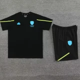 24-25 ARS Black Training Short Suit (100%Cotton)纯棉