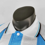 1994 Argentina Home Retro Soccer Jersey (钢印纹）