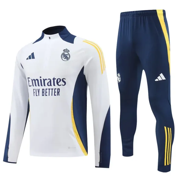 24-25 RMA White Half Pull Tracksuit (半拉链)