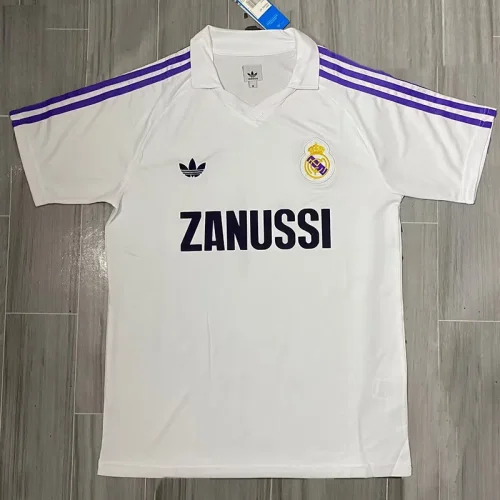 1984-1985 RMA Home Retro Soccer Jersey
