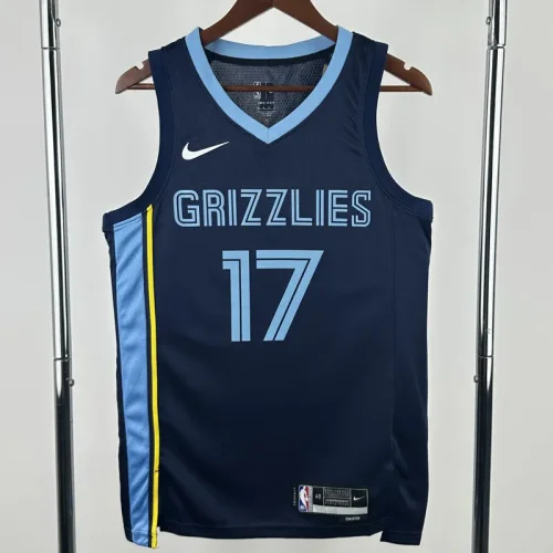 22-23 Grizzlies KAWAMURA #17 Royal blue Top Quality Hot Pressing NBA Jersey