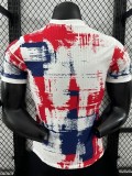 25-26 BAR Special Edition White Red Player Version Training Shirts