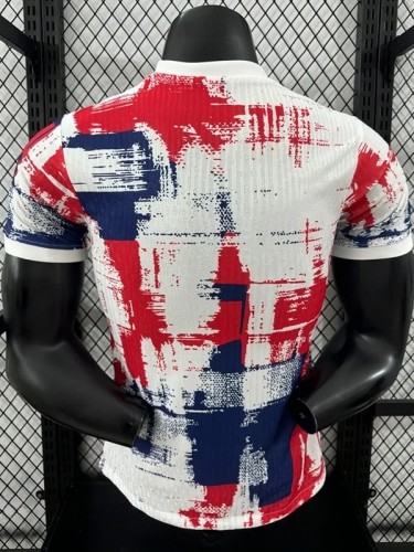 25-26 BAR Special Edition White Red Player Version Training Shirts