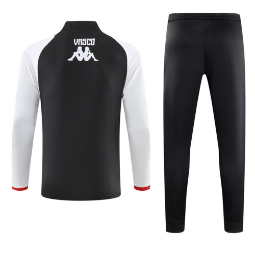 23-24 Vasco da Gama Black Half Pull Tracksuit (半拉链)
