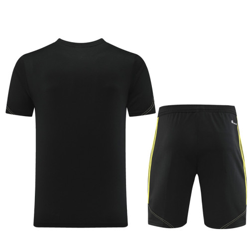 2023 AD02 Black Yellow Training Short Suit