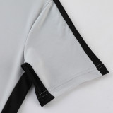 2023 NK ND02 Grey Short-sleeved Trouser Suit
