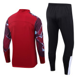 2023 West Ham Red Kids Half Pull Tracksuit (童装) (半拉链)