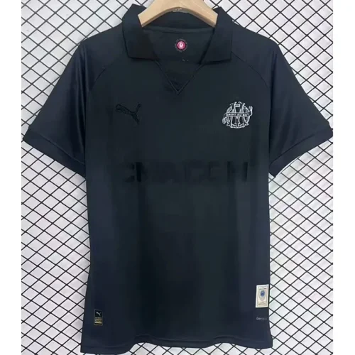 24-25 Marseille Black 125th Anniversary Fans Soccer Jersey
