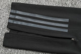 23-24 RMA Gray Black Half Pull Tracksuit (半拉链)