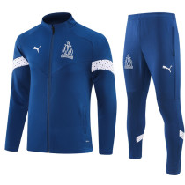 23-24 Marseille Dark blue Jacket Tracksuit (纪念版)