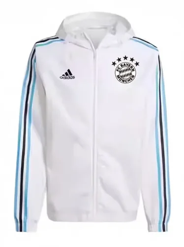 24-25 Bayern White Windbreaker