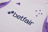23-24 Cruzeiro White Training Short Suit