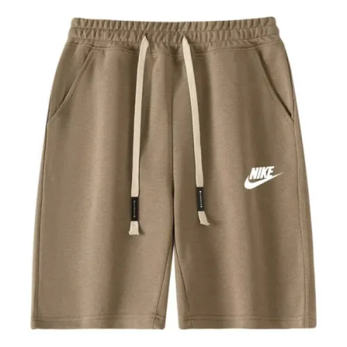 2025 NK Brown Pure Cotton Fabric Casual Short Pants