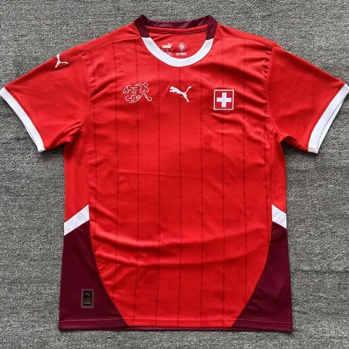24-25 Switzerland Home Fans Soccer Jersey