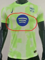 24-25 BAR Third Player Version Soccer Jersey #Only Have AD Logo (胸前不带字)