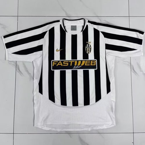 2003-2004 JUV Home Retro Soccer Jersey