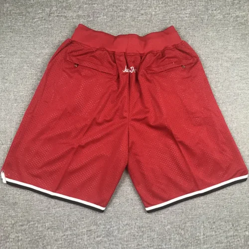 Rockets Red City Edition Top Quality NBA Pocket Pants * 火箭队中文版