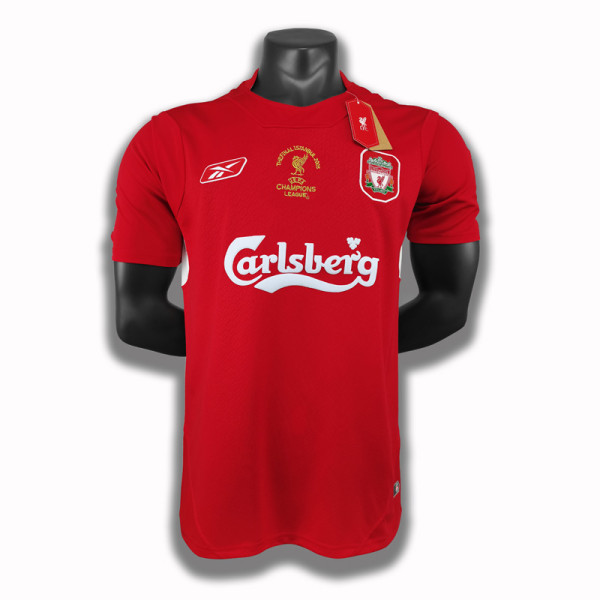 2005 LIV Home Retro Soccer Jersey (欧冠决赛版)