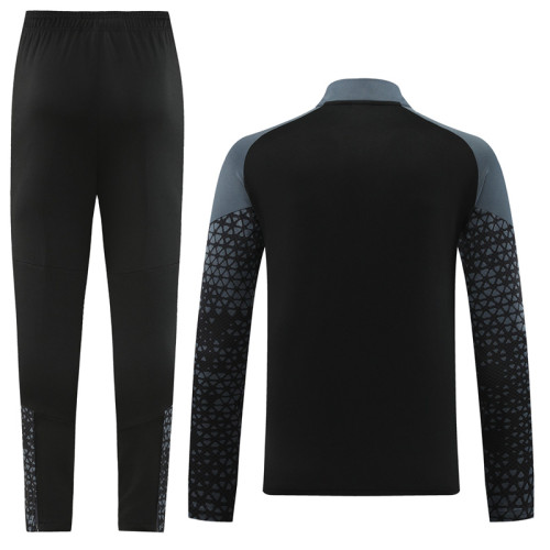 2023 PM Black Half Pull Tracksuit #PB01(半拉链)