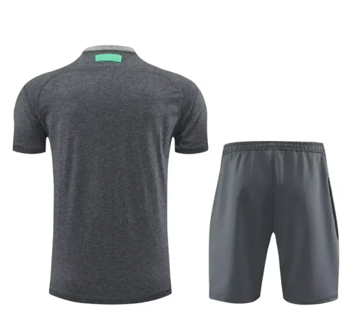 24-25 LIV Grey Training Short Suit (100%Cotton)纯棉