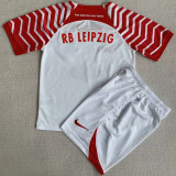 23-24 RB Leipzig Home Kids Soccer Jersey