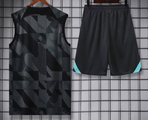 23-24 BAR Black Tank top and shorts suit