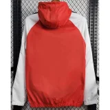 24-25 Flamengo Red Windbreaker (白袖)
