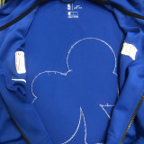 2022 76ERS Player GI Blue Zip hoodie Jacket