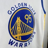 22-23 WARRIORS ANDERSON #95 White Top Quality Hot Pressing NBA Jersey (V领)