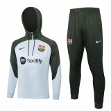 23-24 BAR Grey Green Hoodie Jacket Tracksuit #F496