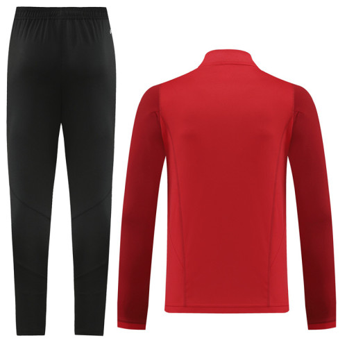 2023 AD Red Half Pull Tracksuit #AB05 (半拉链)