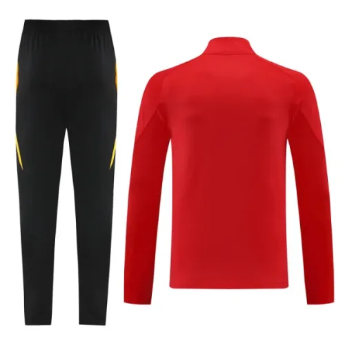 2024 AD Red Half Pull Tracksuit #AB08 (半拉链)