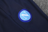 2022 Napoli Dark blue Kids Half Pull Tracksuit (童装) (半拉链)