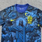 24-25 Brazil Blue Special Edition Fans Soccer Jersey *耶稣蓝色